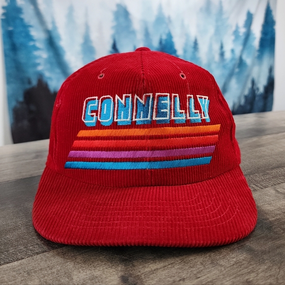 VTG Connelly Corduroy Snapback Hat - Picture 1 of 16